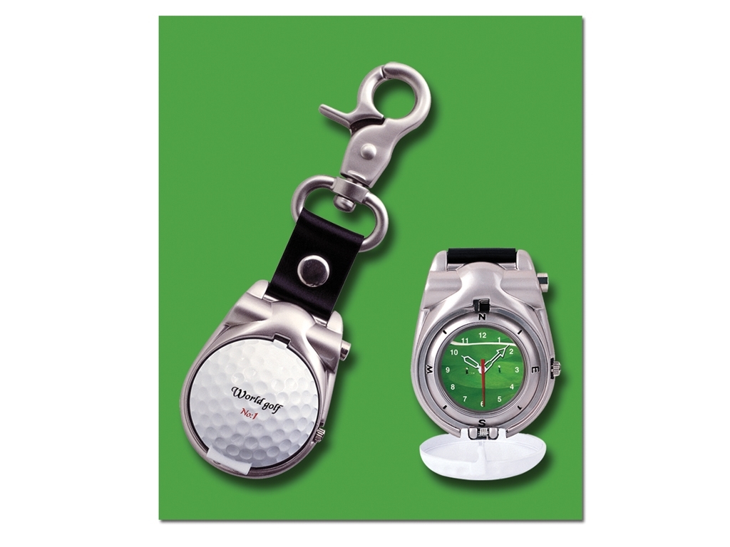 Golf Keyring & Clock